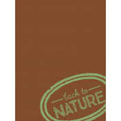 Back To Nature Pocket Card 07 3x4