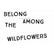 Wildflower Label 4