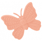 Wildflower Button Butterfly