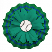 Sports Flower Baseball