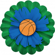 Sports Flower Basketball