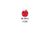 Cute Fruits Art Print 04 3x4