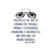 Public Discourse Art Print Politics 4x6