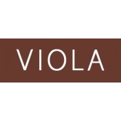 Art School Label Viola