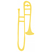 Art School Music Doodle Trombone