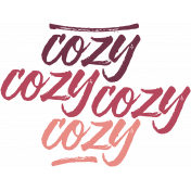 Cozy Day Word Stamp Cozy