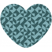 Cozy Day Print Heart 3