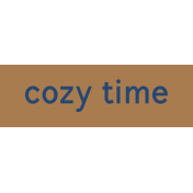 Oh Deer Label Cozy Time