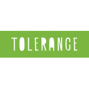 Tangible Hope Label Tolerance