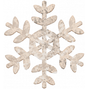 Winter Day Chipboard Snowflake 1 Paint