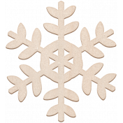 Winter Day Chipboard Snowflake 1