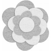 Felt Flower Template- Set 10b