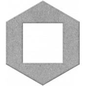 Spring Day Hexagon Shape 1b Chipboard Template
