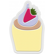 Unicorn Tea Party Element- Rubber Cupcake 2