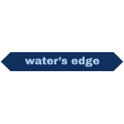 Oceanside Print- Label- Waters Edge