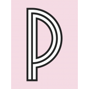 Here Now Alpha Card Pink P