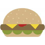 Food Day Illustration Hamburger