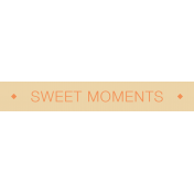 Baby Baby Label Sweet Moments