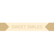 Baby Baby Label Sweet Smiles