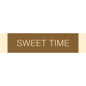 Baby Baby Label Sweet Time