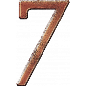 Oxford Rusted Number 7