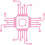 Digital Day Flat Kit- Computer Chip Outline