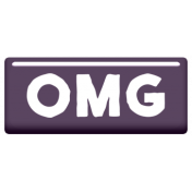 Digital Day Elements- OMG Enamel Label