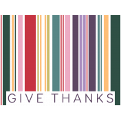 Day of Thanks Print Kit- Barcode