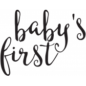 Baby's First Stamps- Baby's First 12