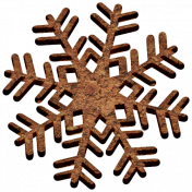 Christmas Cork Piece Snowflake