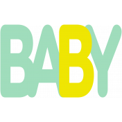 New Day Baby Word Art- Baby