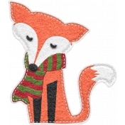 Home For The Holidays Elements- Felt Fox