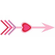 Valentine's Clip Art- Arrow 2