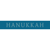 Home For The Holidays Elements- Label Hanukkah