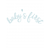 Baby's First Journal Card- 11 3x4 color