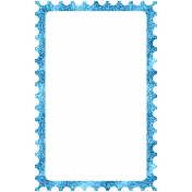 Treasured Mini Kit- Frame Glitter Blue