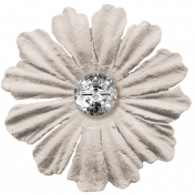 Treasured Elements- Flower Gem White