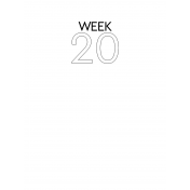 Weekly Pocket Card 3x4 Week 20