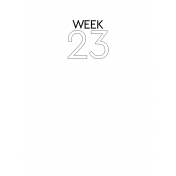 Weekly Pocket Card 3x4 Week 23
