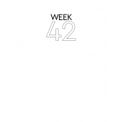 Weekly Pocket Card 3x4 Week 42