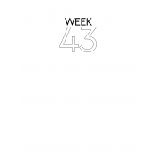 Weekly Pocket Card 3x4 Week 43