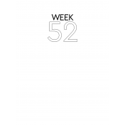 Weekly Pocket Card 3x4 Week 52