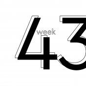Weekly Pocket Card 4x4 Week 43