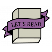 A Mug & A Book Elements- Sticker Let's Read