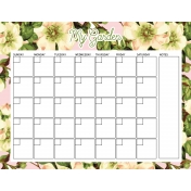 Flower Power Calendars- My Garden 85x11 