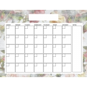 Remembrance Calendar- 8.5x11 Blank