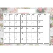 Remembrance Calendar- 5x7 Blank