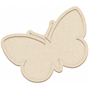 The Good Life July Elements- Chipboard Butterfly 2 Blank