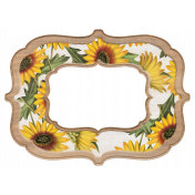 Go West-Elements-Wood Frame Flowers