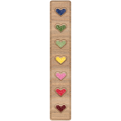 Go West-Elements- Wooden Hearts Strip